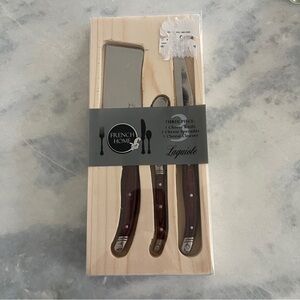 French Home Laguiole Cheese Knife Set